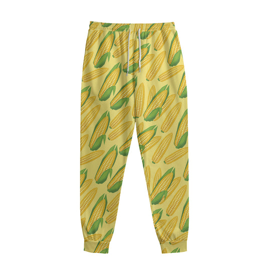 Corn Cob Pattern Print Sweatpants