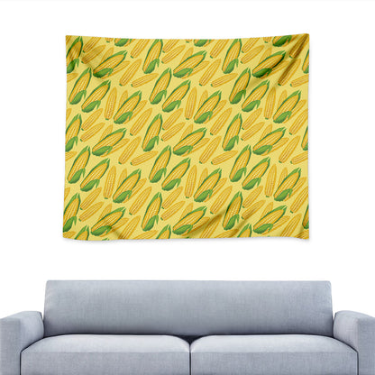 Corn Cob Pattern Print Tapestry
