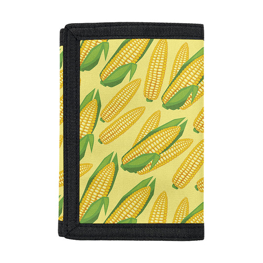 Corn Cob Pattern Print Trifold Wallet