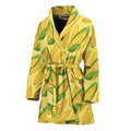 Corn Cob Pattern Print Women's Bathrobe