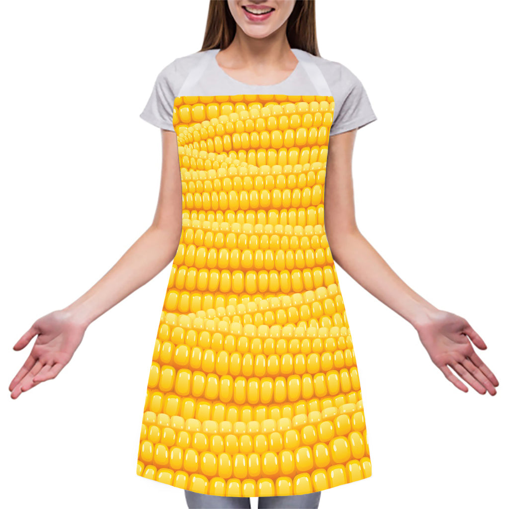 Corn Pattern Print Adjustable Apron
