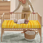 Corn Pattern Print Baby Crib Sheet