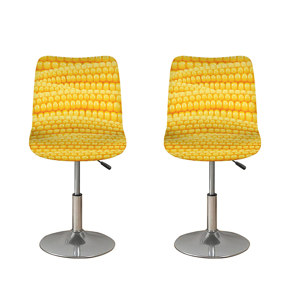 Corn Pattern Print Bar Stool Covers