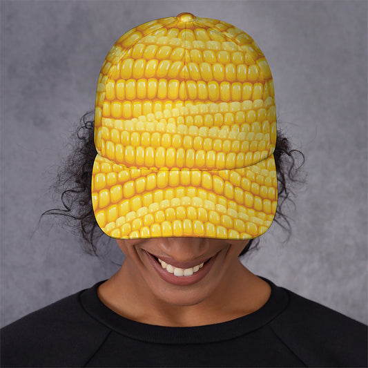 Corn Pattern Print Baseball Cap