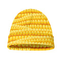 Corn Pattern Print Beanie