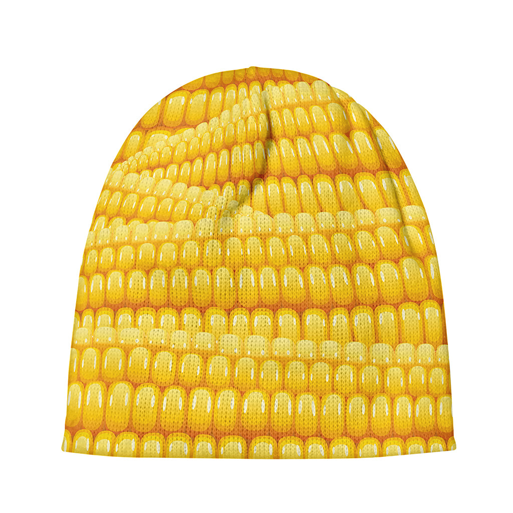 Corn Pattern Print Beanie