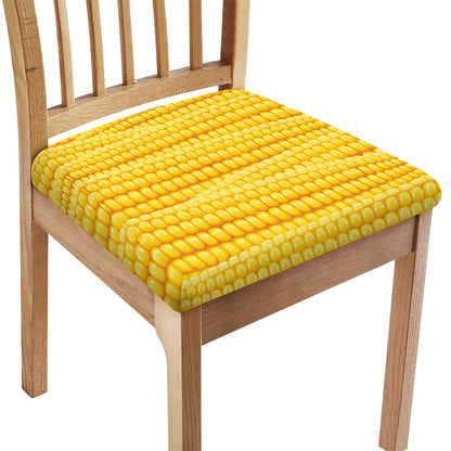 Corn Pattern Print Chair Cushion Cover