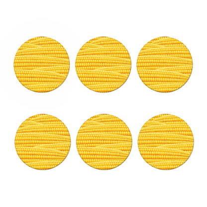 Corn Pattern Print Coaster Set