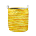 Corn Pattern Print Collapsible Laundry Basket