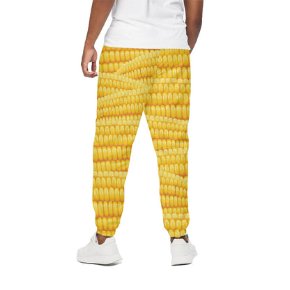Corn Pattern Print Cotton Pants