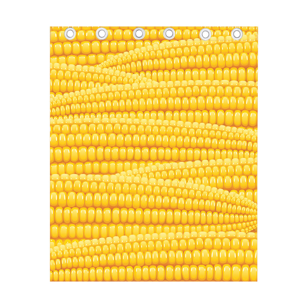 Corn Pattern Print Curtain