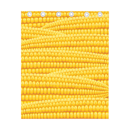 Corn Pattern Print Curtain