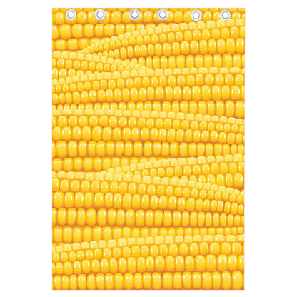 Corn Pattern Print Curtain
