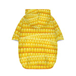Corn Pattern Print Dog Zip Up Hoodie