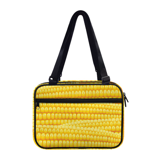 Corn Pattern Print Double Strap Bible Bag