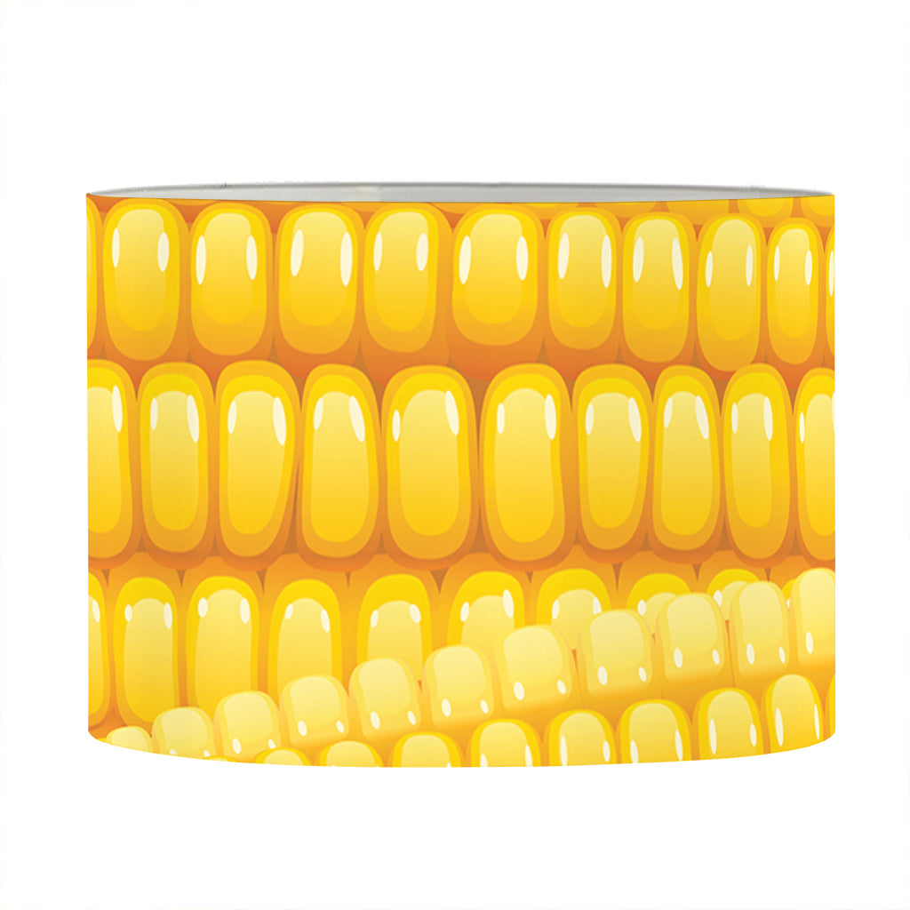 Corn Pattern Print Drum Lamp Shade