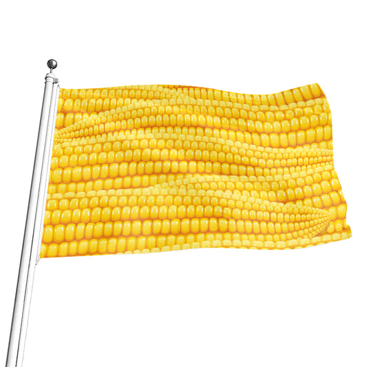 Corn Pattern Print Flag