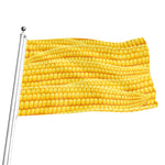 Corn Pattern Print Flag