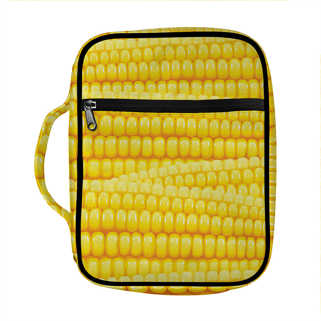 Corn Pattern Print Front Pocket Bible Bag