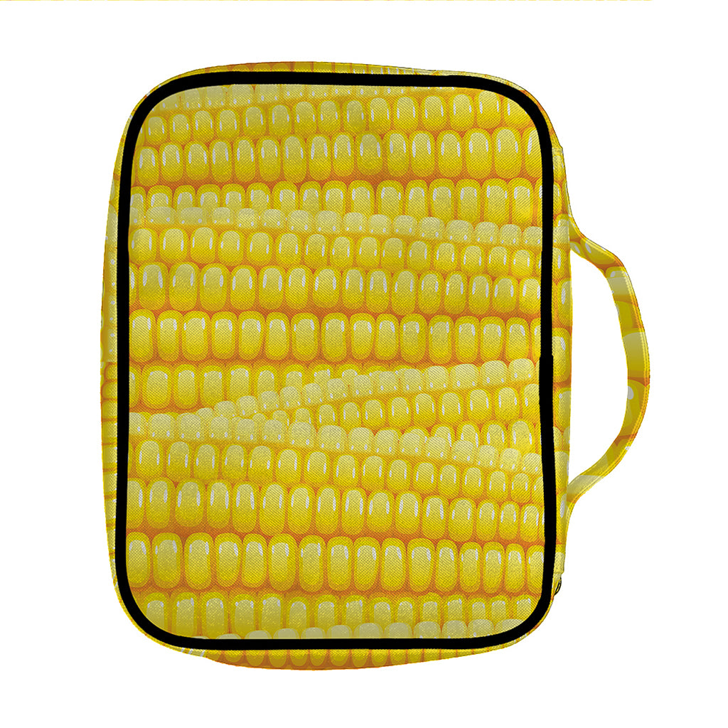 Corn Pattern Print Front Pocket Bible Bag
