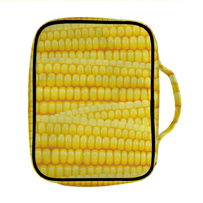 Corn Pattern Print Front Pocket Bible Bag