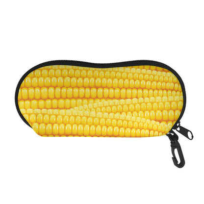 Corn Pattern Print Glasses Case