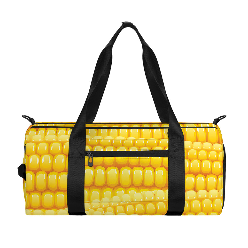 Corn Pattern Print Gym Bag