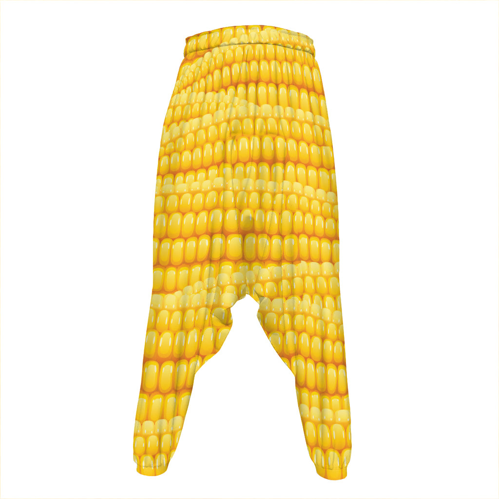 Corn Pattern Print Hammer Pants
