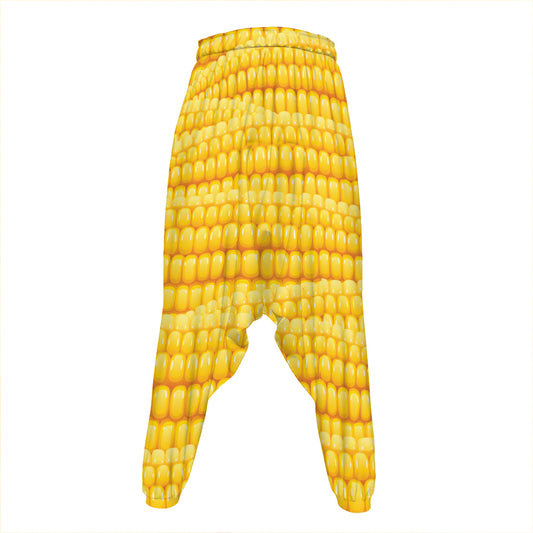 Corn Pattern Print Hammer Pants