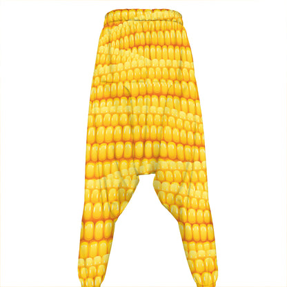 Corn Pattern Print Hammer Pants