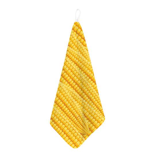 Corn Pattern Print Hand Towel