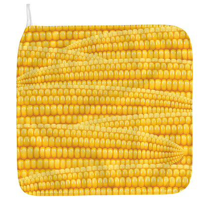 Corn Pattern Print Hand Towel