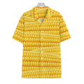 Corn Pattern Print Hawaiian Shirt