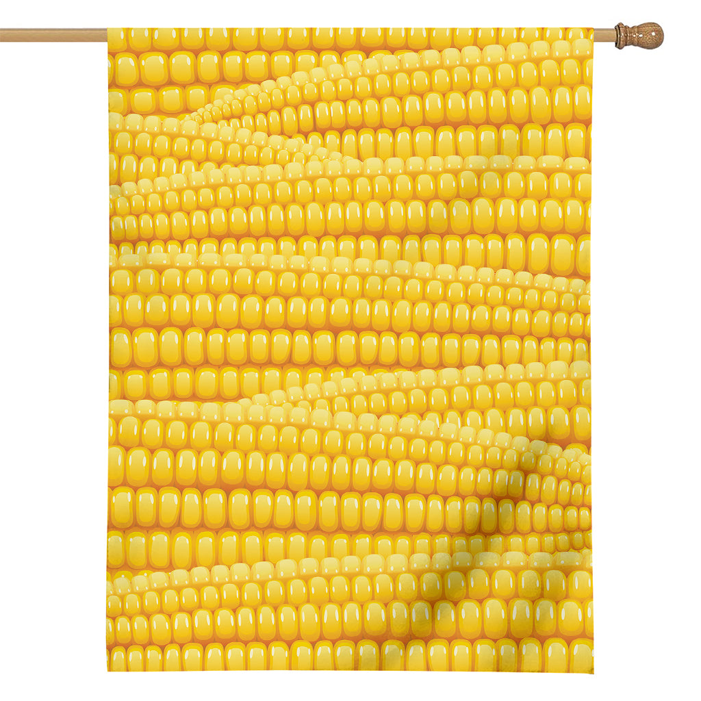 Corn Pattern Print House Flag