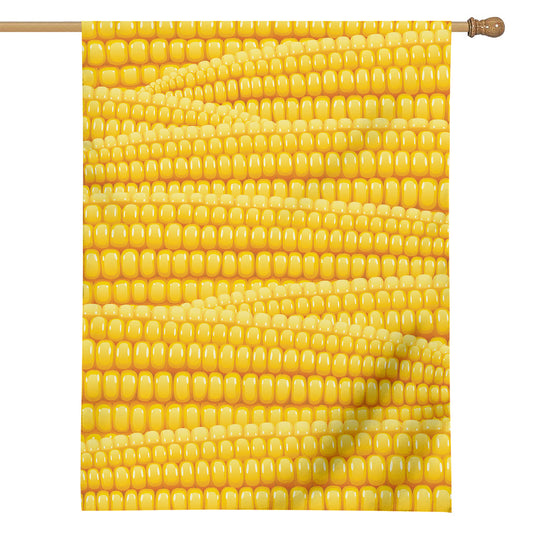 Corn Pattern Print House Flag
