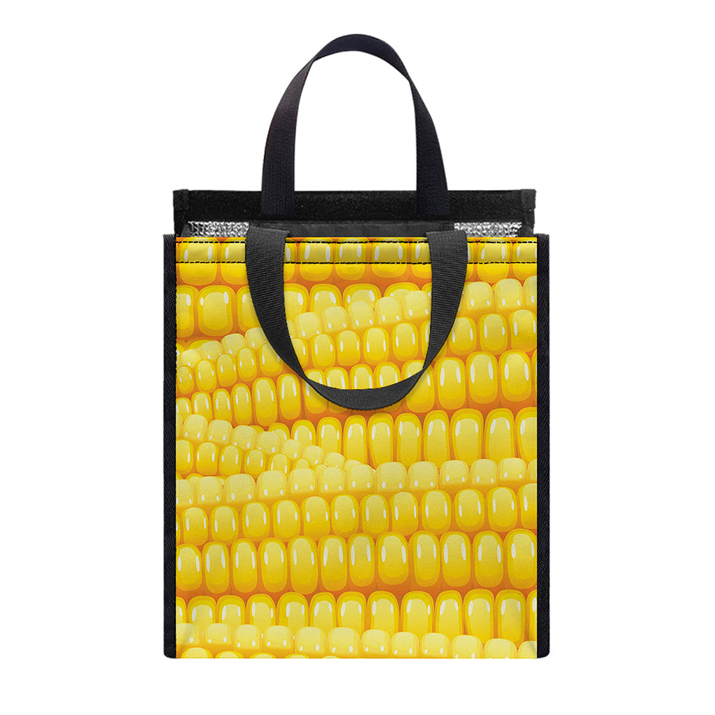 Corn Pattern Print Insulated Lunch Tote
