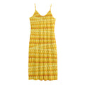 Corn Pattern Print Jersey Midi Cami Dress