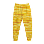 Corn Pattern Print Jogger Pants
