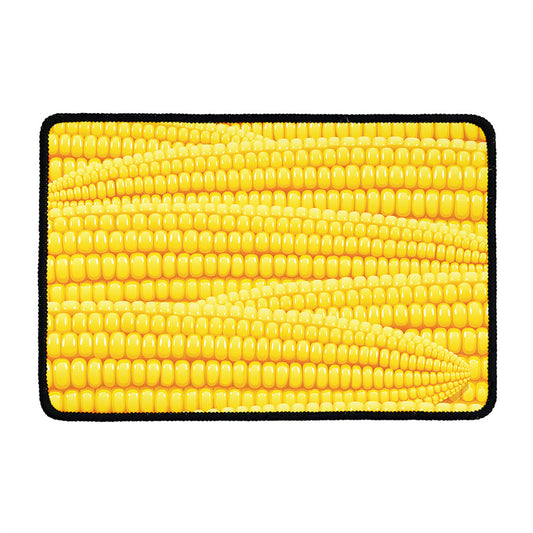 Corn Pattern Print Kitchen Mat