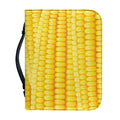 Corn Pattern Print Leather Bible Cover