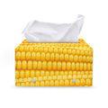 Corn Pattern Print Leather Tissue Box Cover
