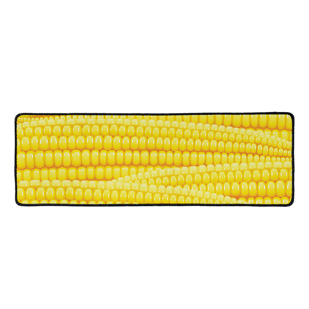 Corn Pattern Print Long Kitchen Mat