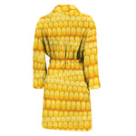 Corn Pattern Print Men's Bathrobe