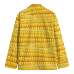 Corn Pattern Print Men's Blazer