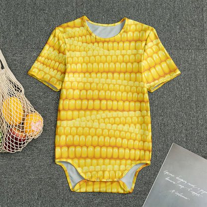 Corn Pattern Print Men's Bodysuit