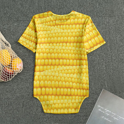 Corn Pattern Print Men's Bodysuit