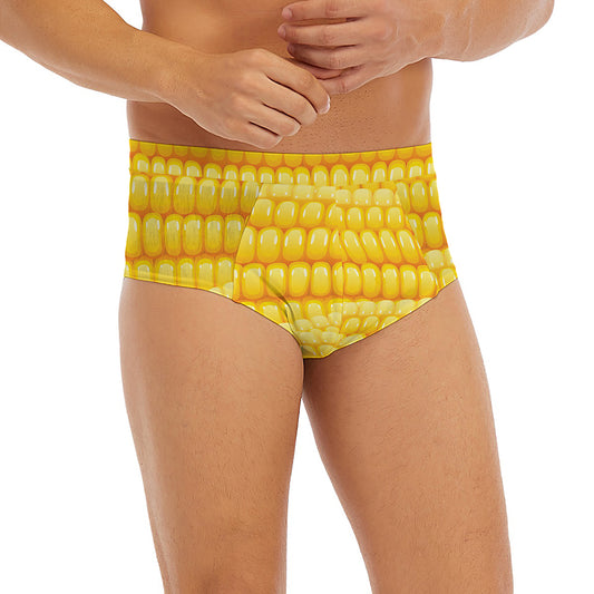 Corn Pattern Print Men's Briefs
