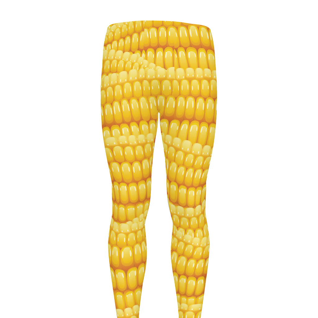 Corn Pattern Print Men's leggings