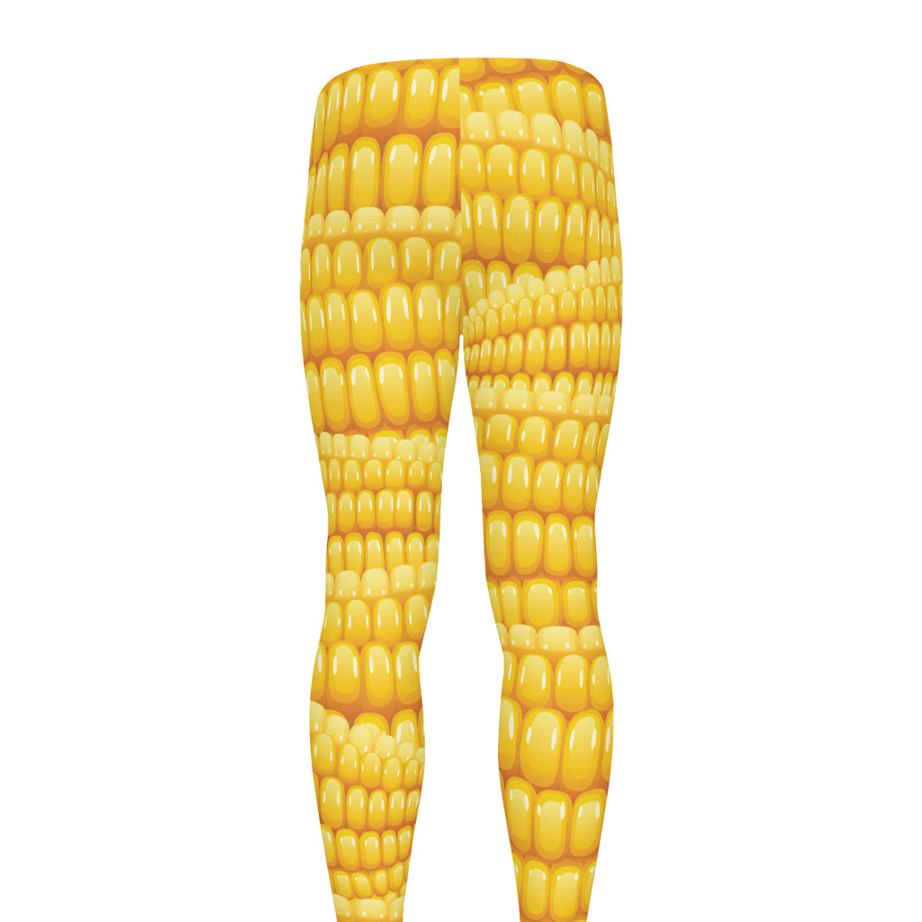 Corn Pattern Print Men's leggings