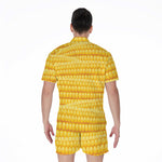 Corn Pattern Print Men's Rompers
